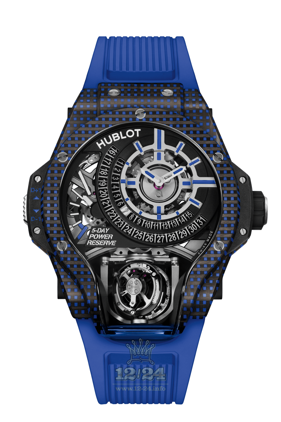 Hublot MP Collection Watch 909.QDB.1120.RX 49 mm Carbon Case Black Dial