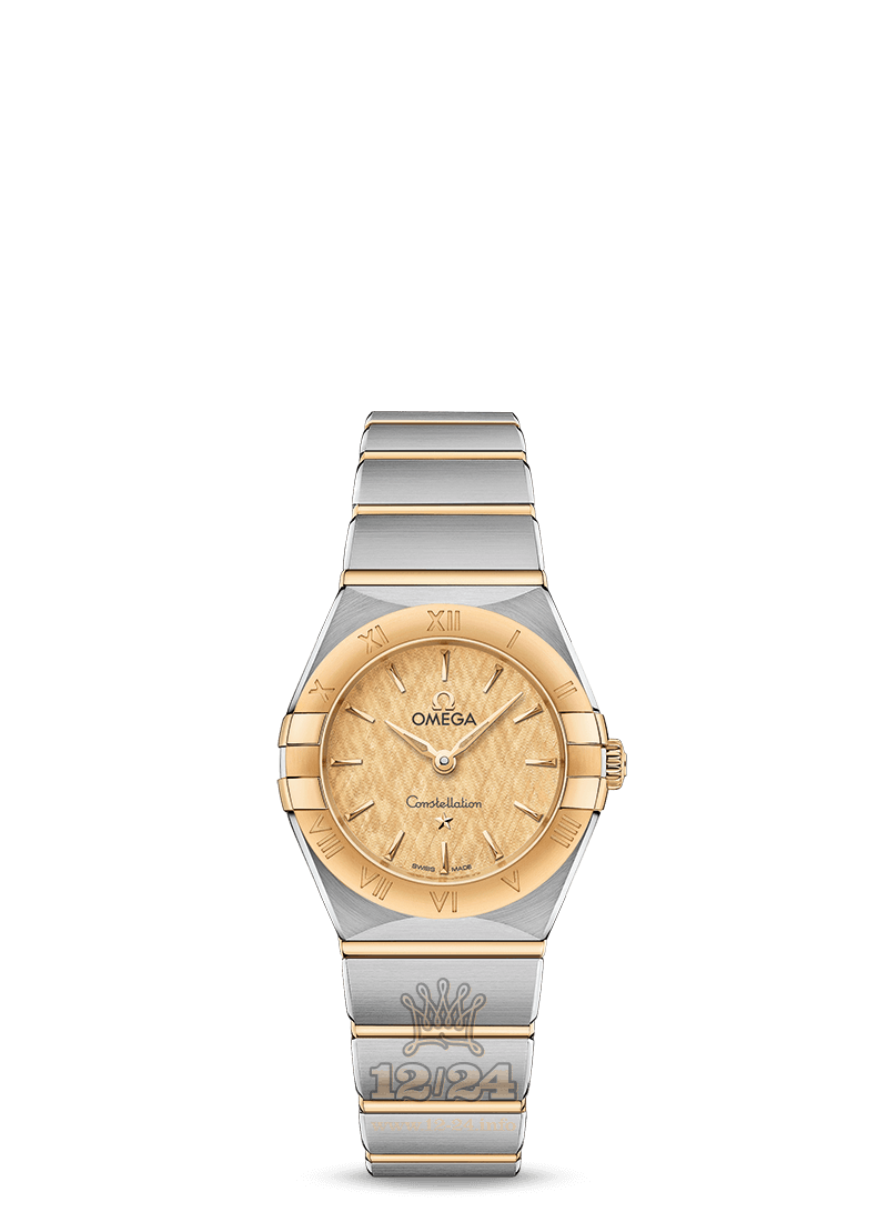 Omega Constellation Watch 131.20.25.60.08.001 25 mm Steel / Yellow gold Case Golden Dial