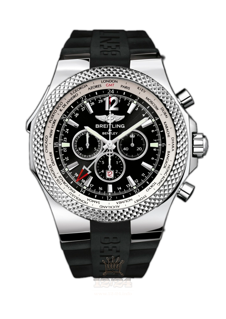 Breitling Breitling for Bentley Watch A4736212/B919/222S/A20D.2 49 mm Stainless steel Case Black Dial