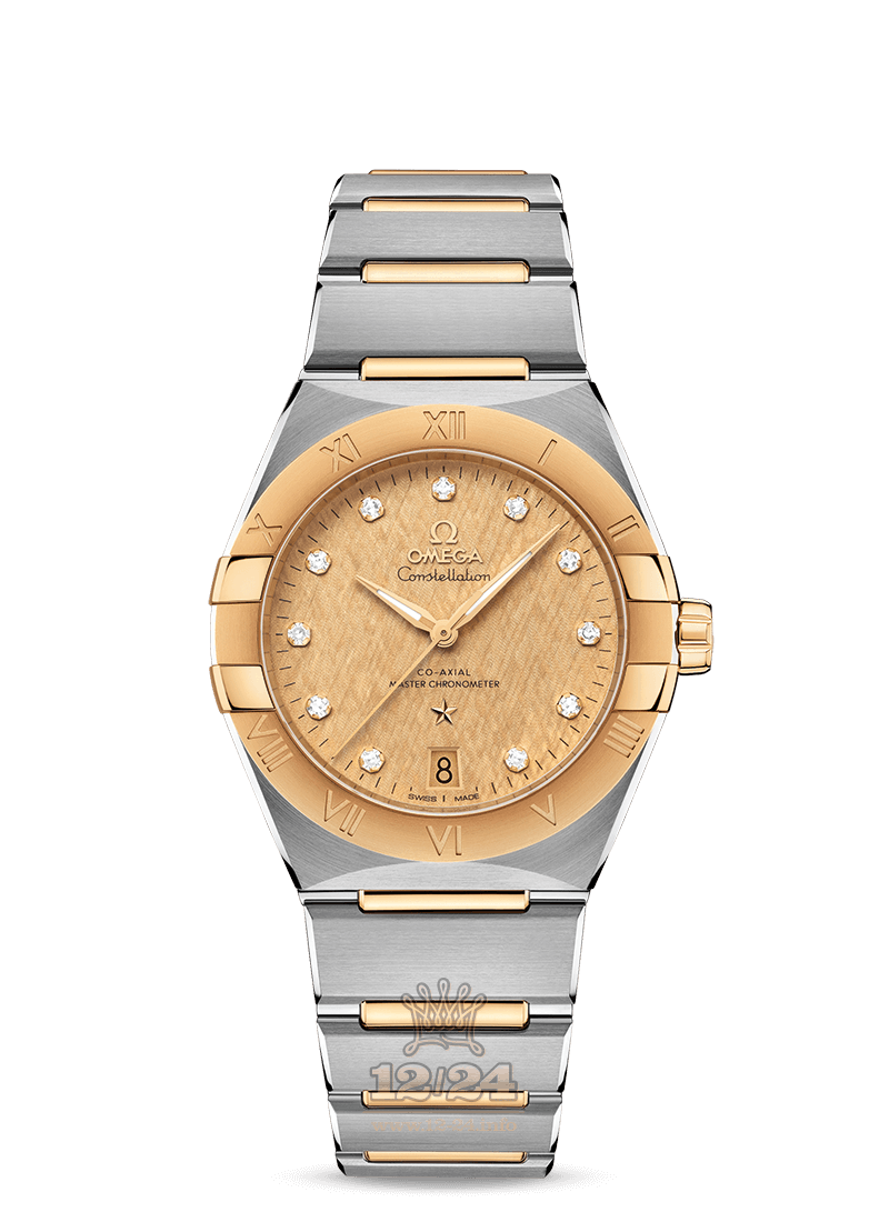 Omega Constellation Watch 131.20.36.20.58.001 36 mm Stainless steel Yellow gold Case Golden Dial