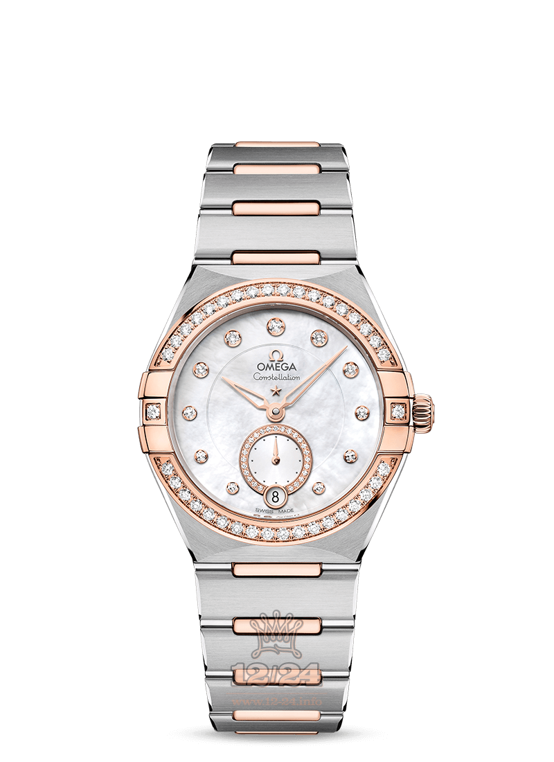 Omega Constellation Watch 131.25.34.20.55.001 34 mm Steel / Pink gold Case White Dial
