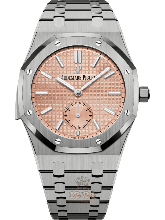 Audemars Piguet Royal Oak Watch 26591TI.OO.1252TI.02 42 mm Titanium Case Beige Dial