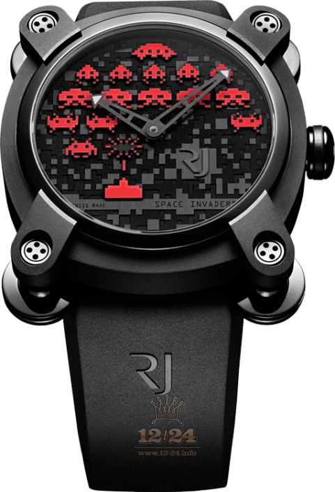 Romain Jerome Collaborations Watch RJ.M.AU.IN.006.06 46 mm Stainless steel PVD coating Case Black Dial