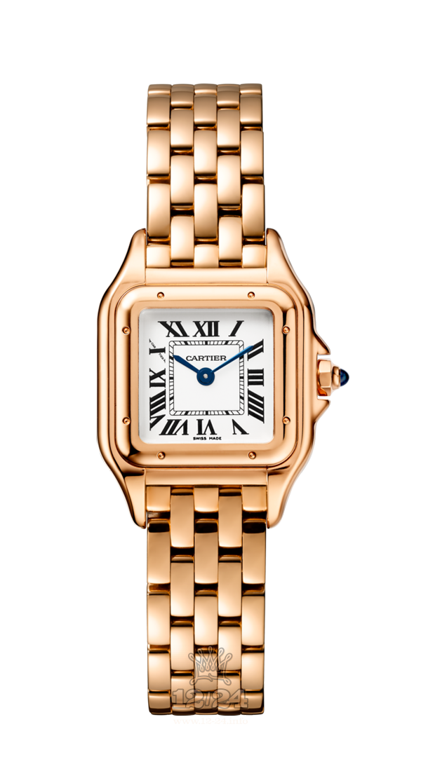 Cartier Panthere de Cartier Watch WGPN0006 22 mm Pink gold Case White Dial