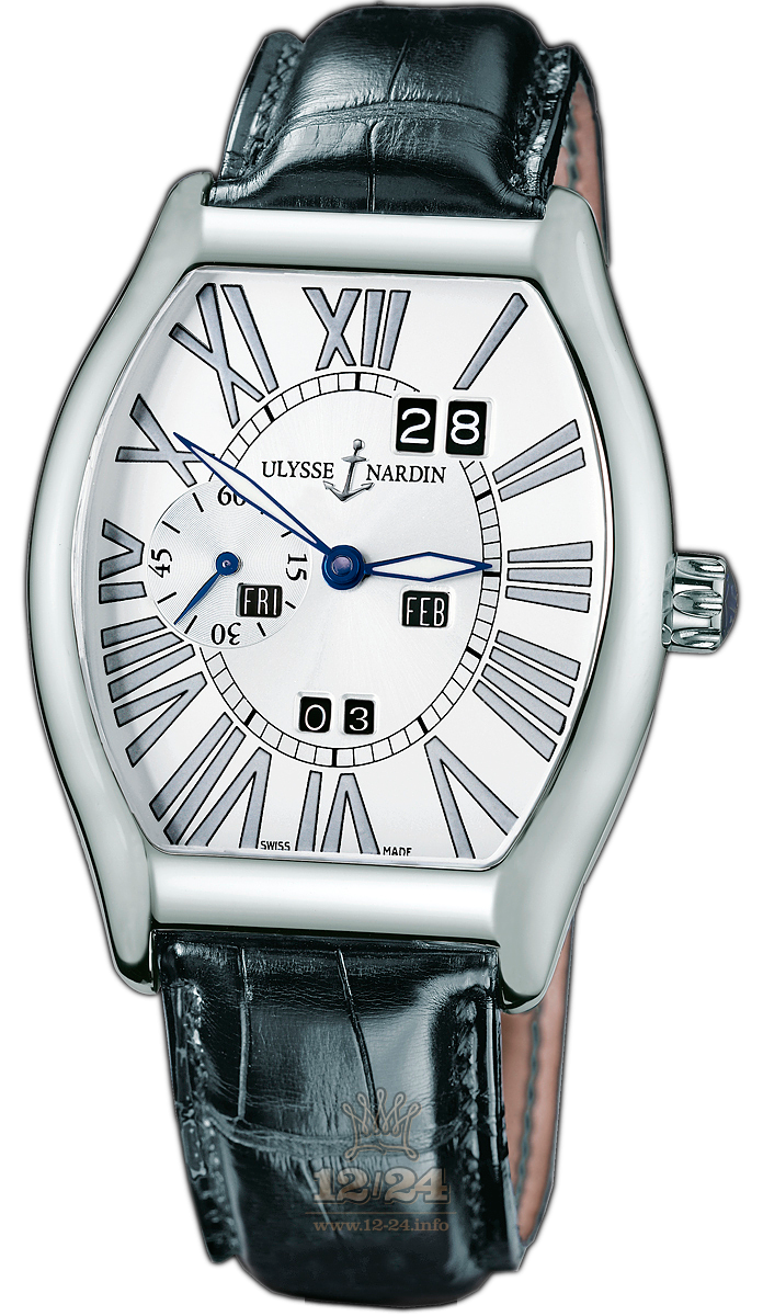 Ulysse Nardin Classic Watch 330-48 38 mm White gold Case Silver Dial