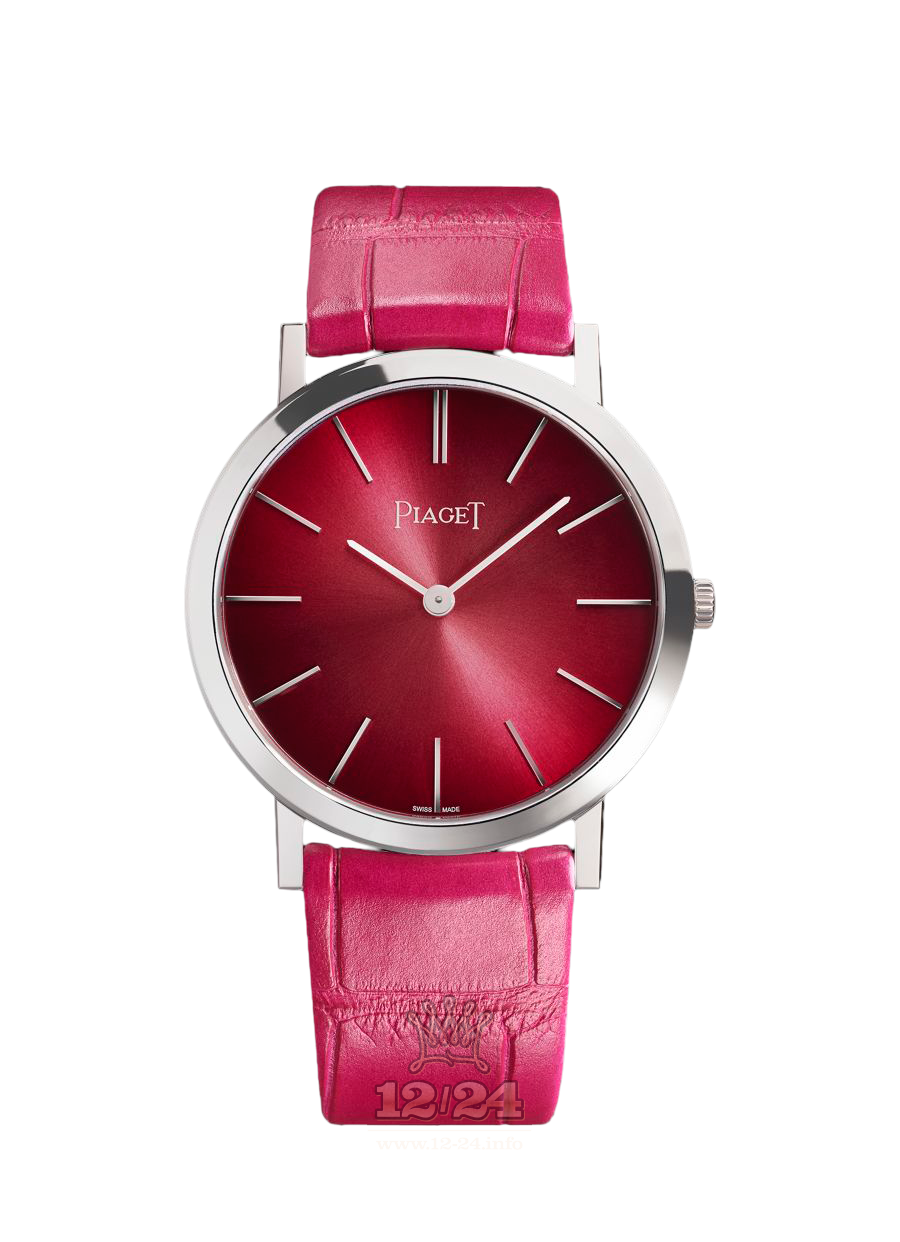 Piaget Altiplano Watch G0A42109 34 mm White gold Case Pink Dial