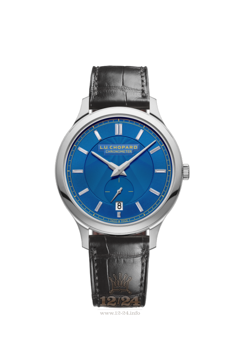 Chopard L.U.C Watch 161946-1002 40 mm White gold Case Dark blue Dial