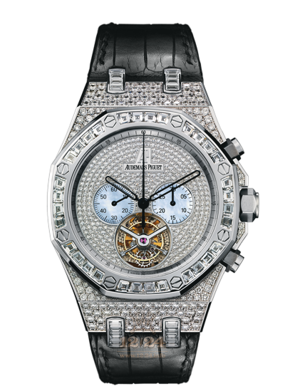 Audemars Piguet Royal Oak Watch 26116BC.ZZ.D002CR.01 44 mm White gold Case Silver Dial