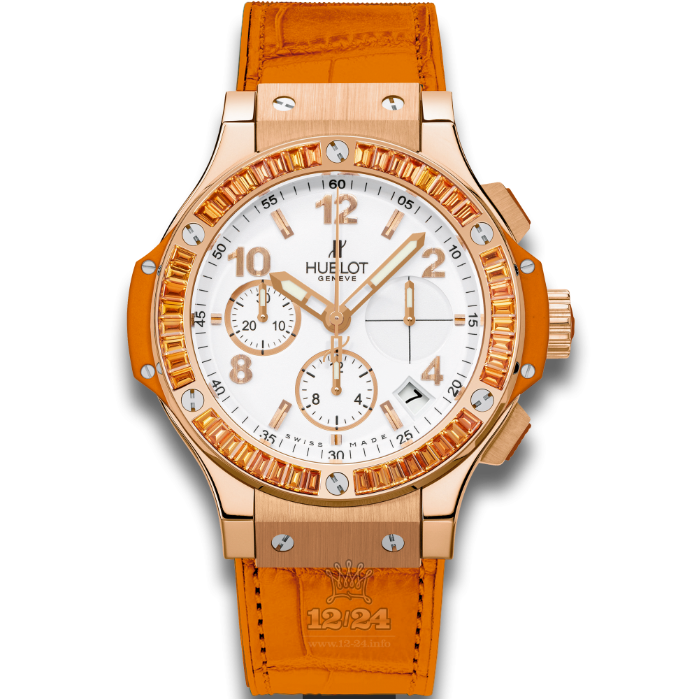 Hublot Big Bang Watch 341.PO.2010.LR.1906 41 mm Red gold Case White Dial