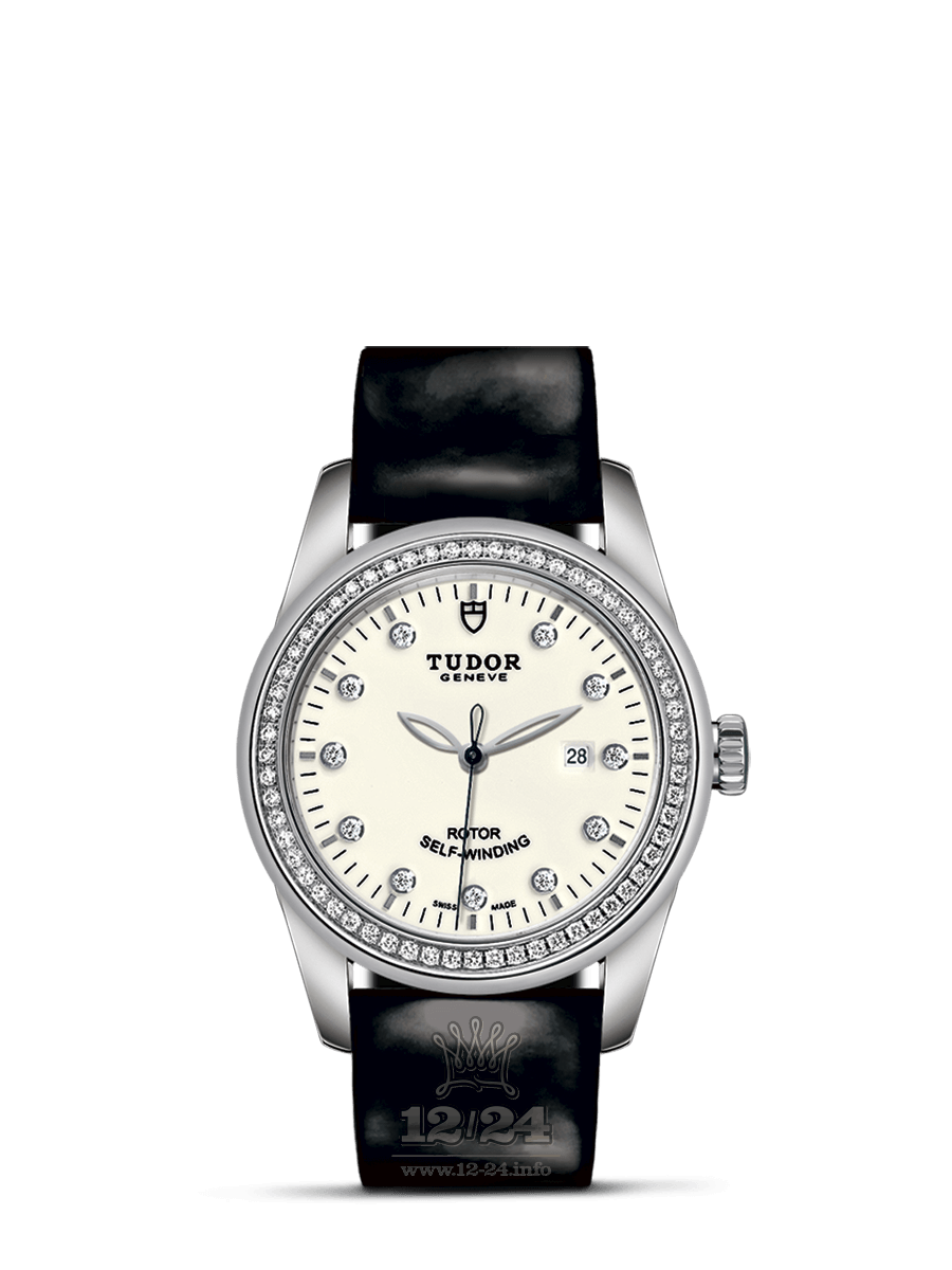 Tudor Glamour Watch M53020-0086 31 mm Stainless steel Case White Dial