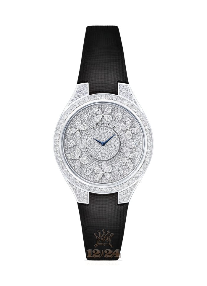 Graff Disco Butterfly Watch FBF38WGD White gold Case Silver Dial