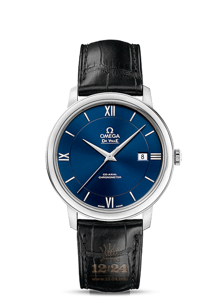 Omega Prestige Watch 424.13.40.20.03.001 40 mm Stainless steel Case Dark blue Dial