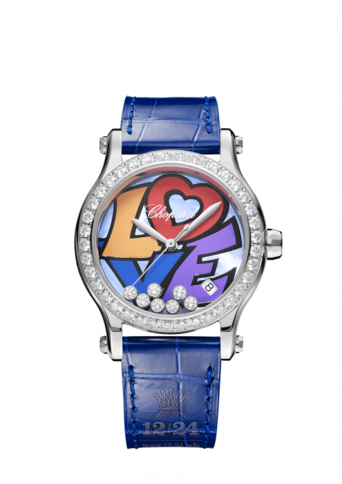 Chopard Happy Sport Watch 278559-3021 36 mm Stainless steel Case Painted Dial