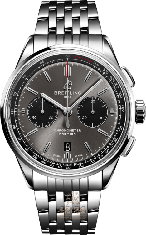 Breitling Premier Watch AB0118221B1A1 42 mm Stainless steel Case Black Dial