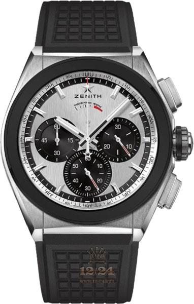 Zenith Defy Watch 95.9005.9004/01.R782 44 mm Titanium Ceramics Case Silver Dial