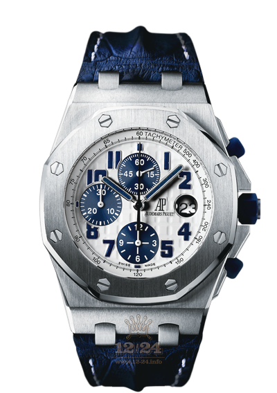 Audemars Piguet Royal Oak Offshore Watch 26170ST.OO.D305CR.01 42 mm Stainless steel Case White Dark blue Dial
