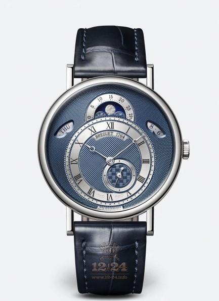Breguet Classique Watch 7337BB/Y5/9VU 39 mm White gold Case Dark blue Dial
