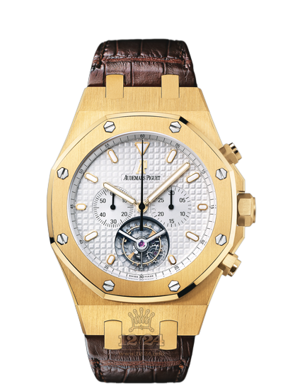 Audemars Piguet Royal Oak Watch 25977BA.OO.D088CR.01 44 mm Yellow gold Case White Dial