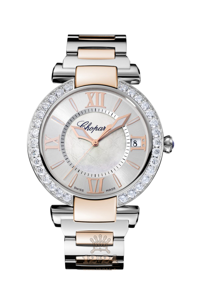 Chopard Imperiale Watch 388531-6004 40 mm Steel / Pink gold Case Silver Dial