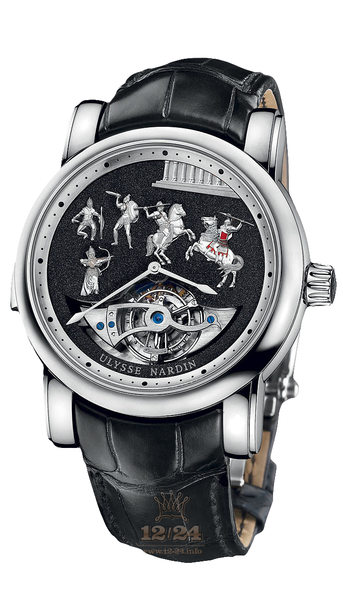 Ulysse Nardin Classic Watch 780-90 44 mm White gold Case Painted Dial