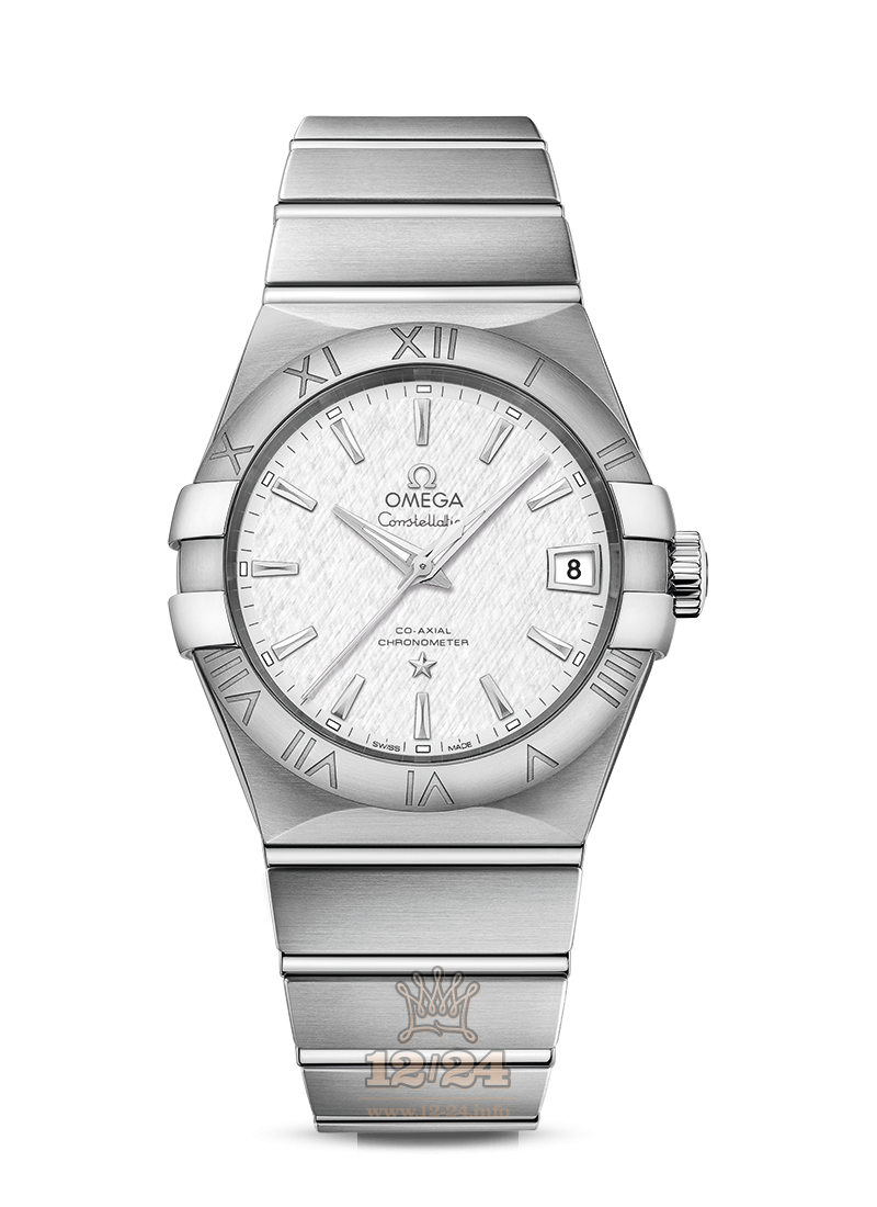 Omega Constellation Watch 123.10.38.21.02.004 38 mm Stainless steel Case White Silver Dial
