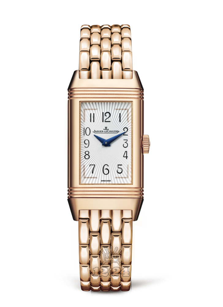 Jaeger-LeCoultre Reverso Watch 3352120 40 mm Pink gold Case White Dial
