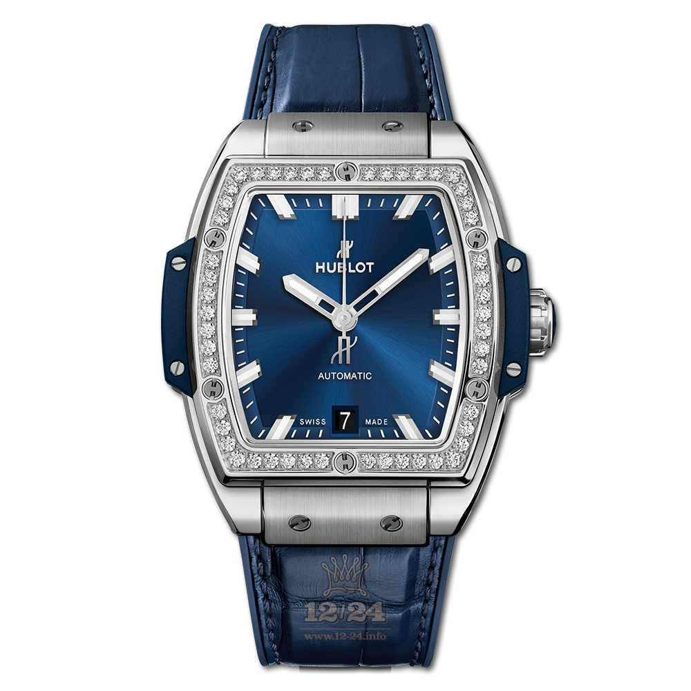 Hublot Spirit Of Big Bang Watch 665.NX.7170.LR.1204 39 mm Titanium Case Dark blue Dial