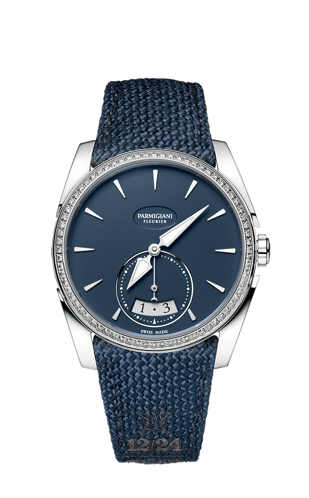 Parmigiani Fleurier Tonda Watch PFC273-0060600-X02521 33 mm Stainless steel Case Dark blue Dial