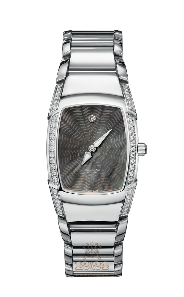 Parmigiani Fleurier Kalpa Watch PFC186-0023800-B00002 30 mm Stainless steel Case Black Dial
