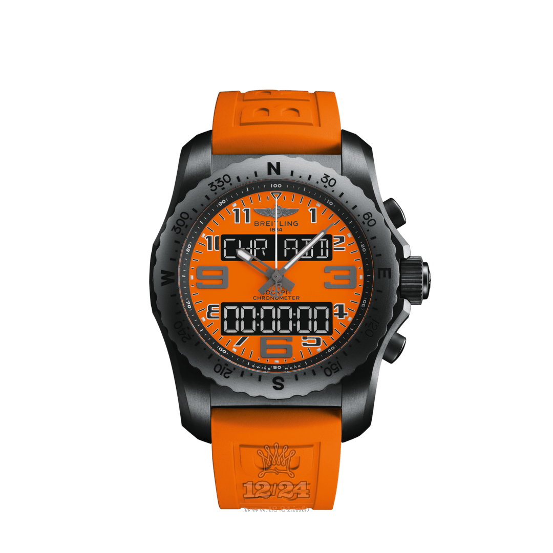 Breitling Professional Watch VB50106A1O1S1 46 mm Titanium Case Orange Dial