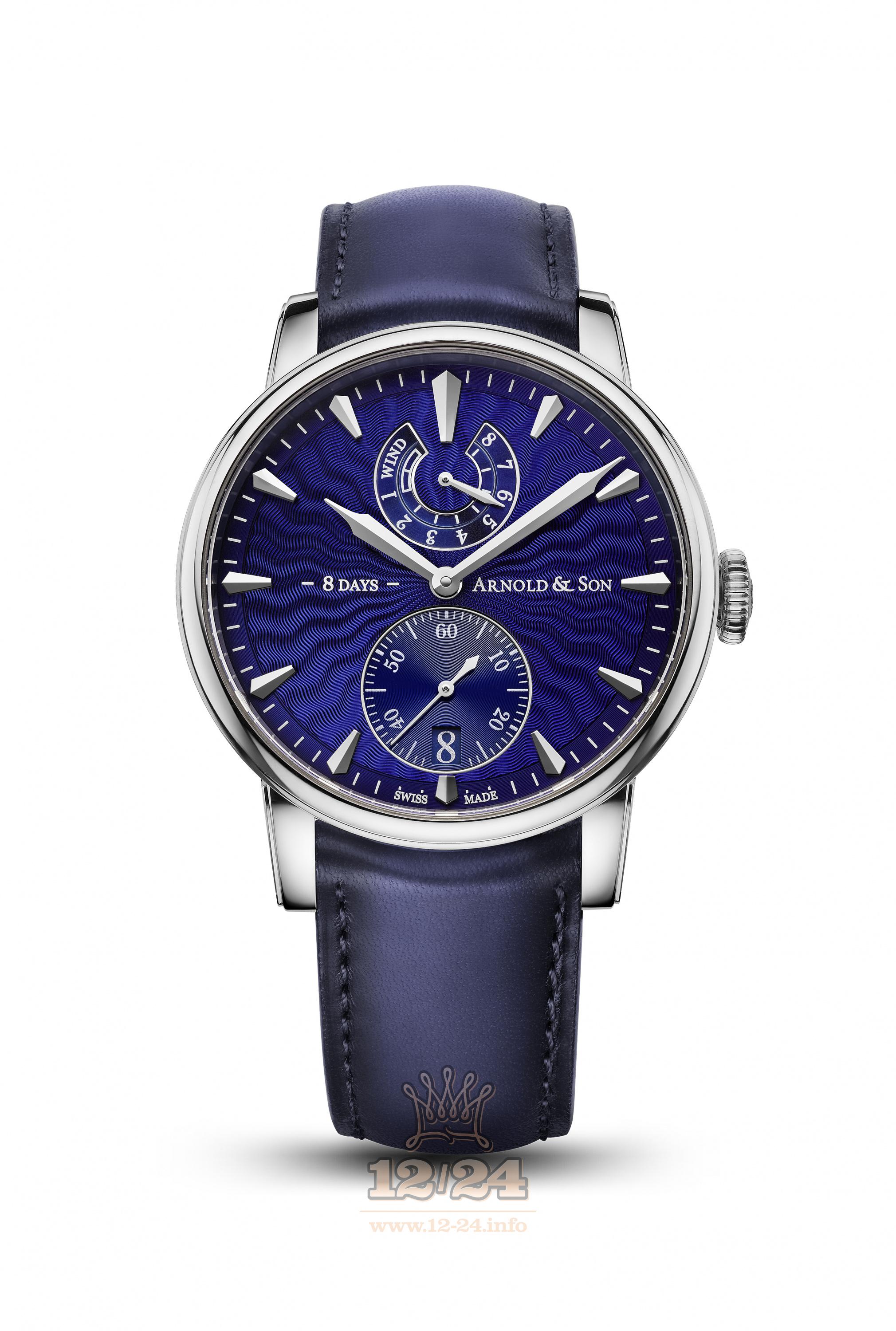 Arnold Son Royal Collection Watch 1EDAS.U01A.D136A Stainless steel Case Dark blue Dial