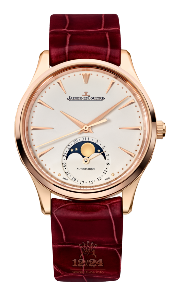 Jaeger-LeCoultre Master Watch 1252520 34 mm Pink gold Case Silver Dial