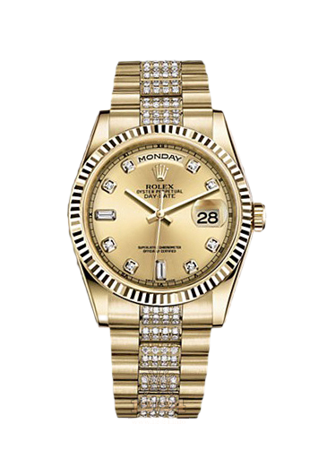 Rolex Day-Date Watch 118238-0404 36 mm Yellow gold Case Golden Dial