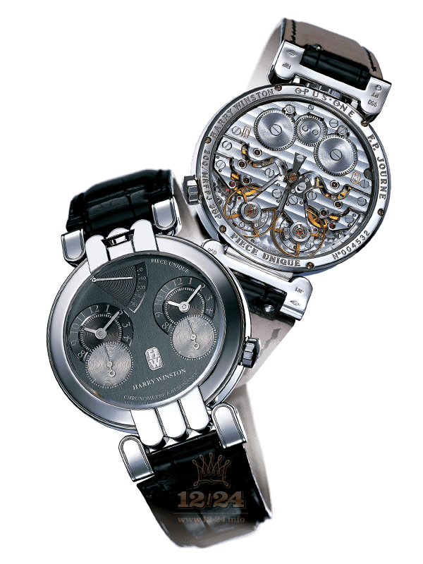 Harry Winston Opus Series Watch OPUAHM38PP004 38 mm Platinum Case Gray Dial