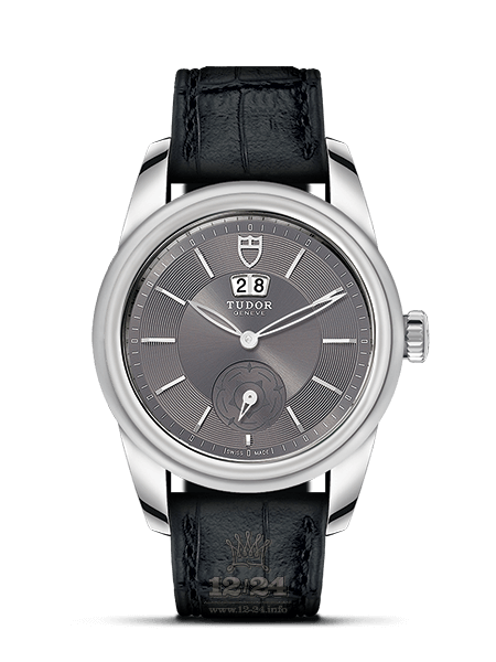 Tudor Glamour Watch M57000-0037 42 mm Stainless steel Case Gray Dial