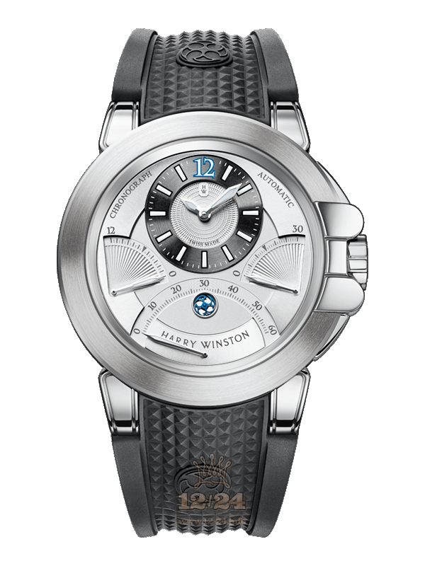 Harry Winston The Ocean Collection Watch OCEACT44WW032 44 mm White gold Case Silver Dial