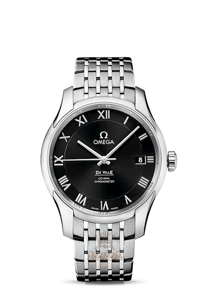 Omega De Ville Watch 431.10.41.21.01.001 41 mm Stainless steel Case Black Dial