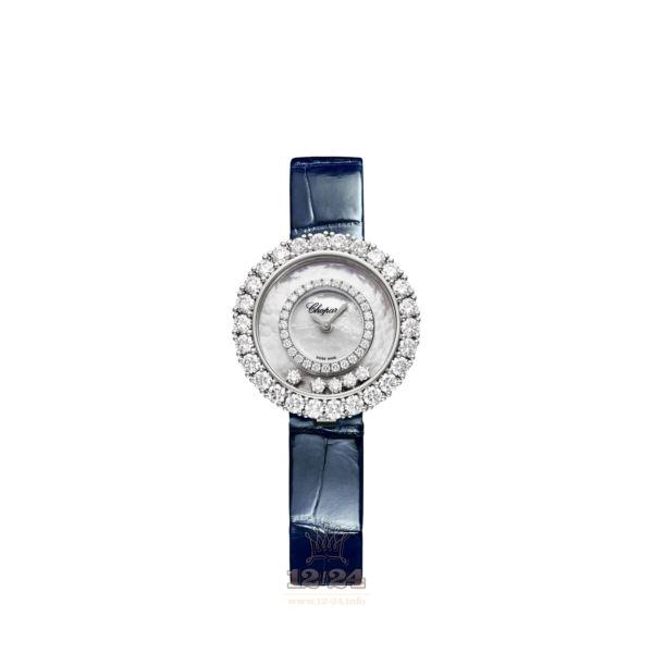 Chopard Happy Diamonds Watch 205369-1001 29 mm White gold Case White Dial