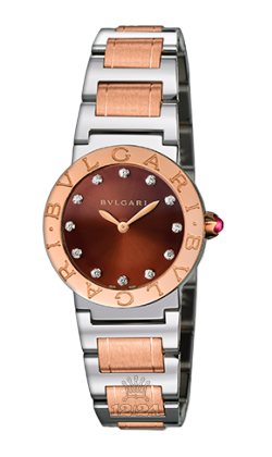 Bvlgari Bvlgari Bvlgari Watch 102155 BBL26C11SPG/12 26 mm Steel / Pink gold Case Brown (chocolate) Dial