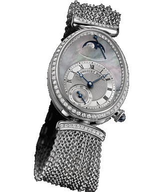 Breguet Reine de Naples Watch 8908BB/5T/J70/D0DD 36 mm White gold Case Gray Dial