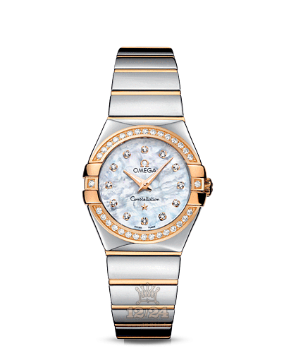 Omega Constellation Watch 123.25.27.60.55.007 27 mm Steel / Yellow gold Case White Dial