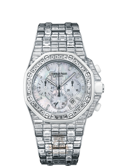 Audemars Piguet Royal Oak Offshore Watch 26114CK.ZZ.9181BC.01 37 mm White gold Case White Silver Dial