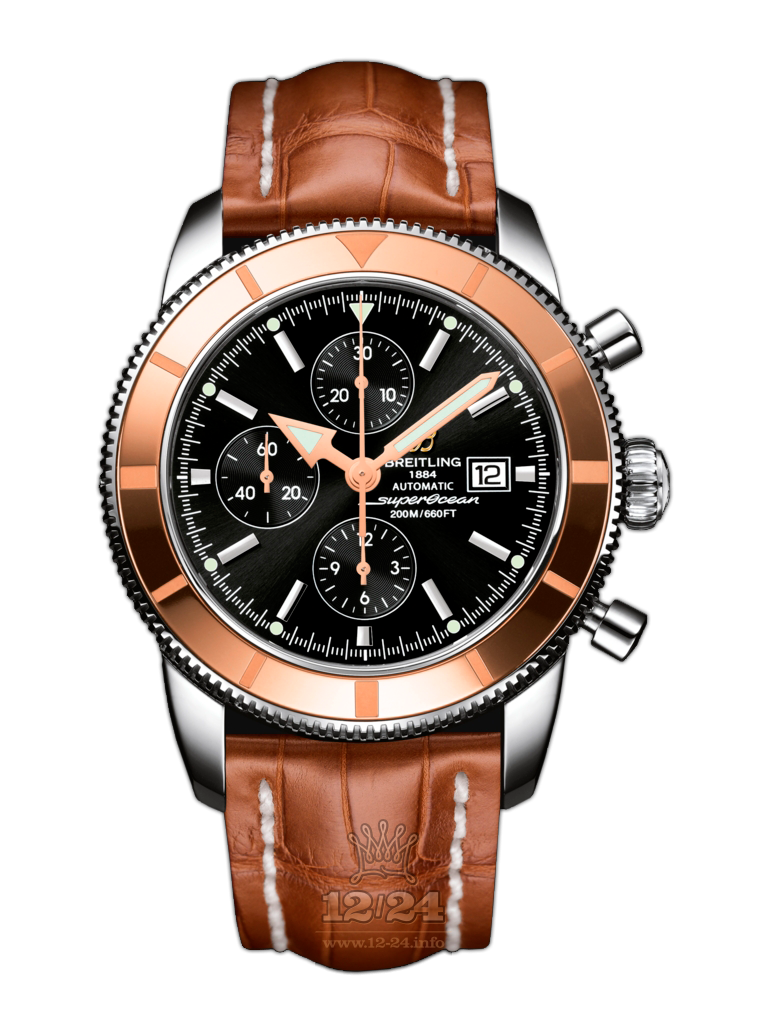 Breitling Superocean Heritage Watch U1332012/B908/754P/A20BA.1 46 mm Stainless steel Red gold Case Black Dial