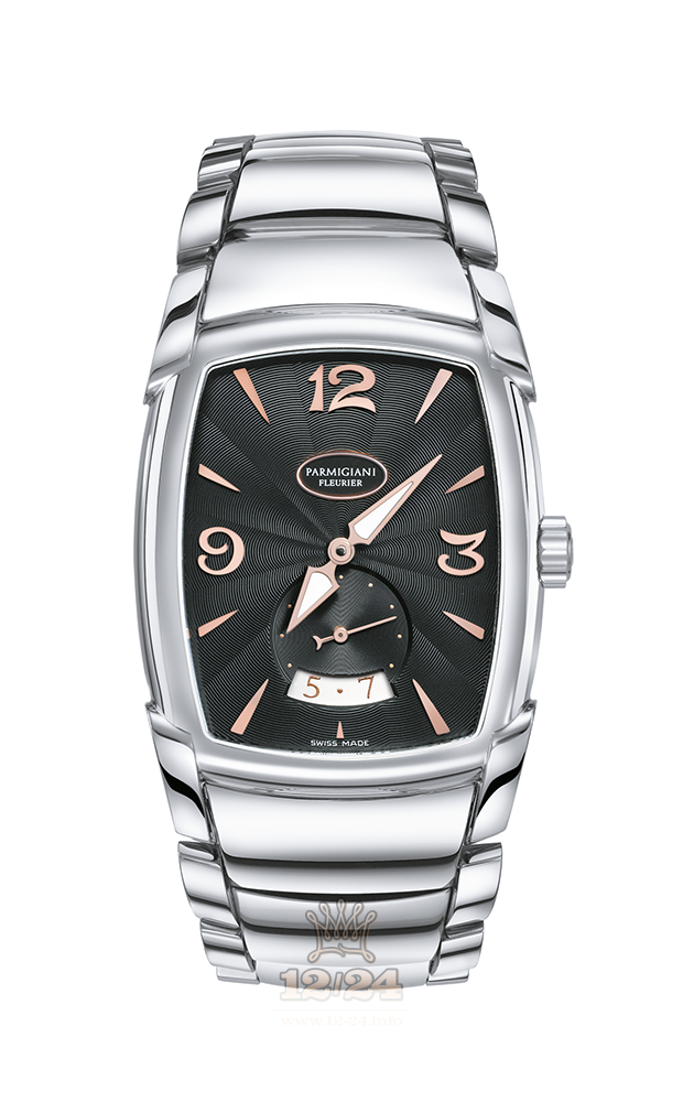 Parmigiani Fleurier Kalpa Watch PFC124-0001401-B00002 38 mm Stainless steel Case Black Dial