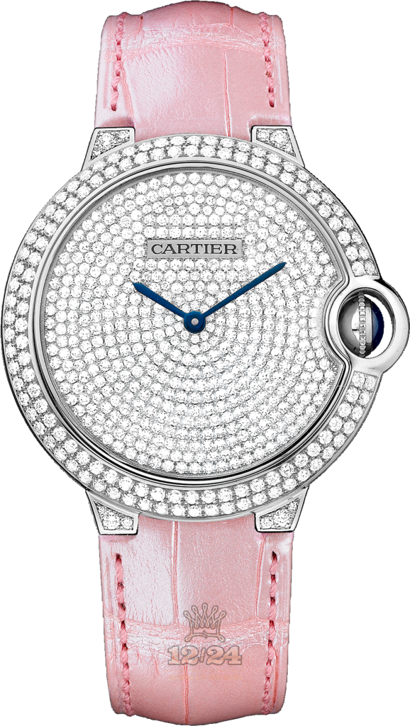 Cartier Ballon Bleu de Cartier Watch WE902042 36 mm White gold Case Golden Dial