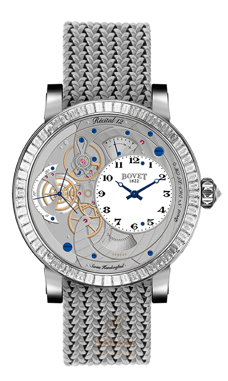Bovet Dimier Watch R120004-SB1-BP 42 mm White gold Case White Dial