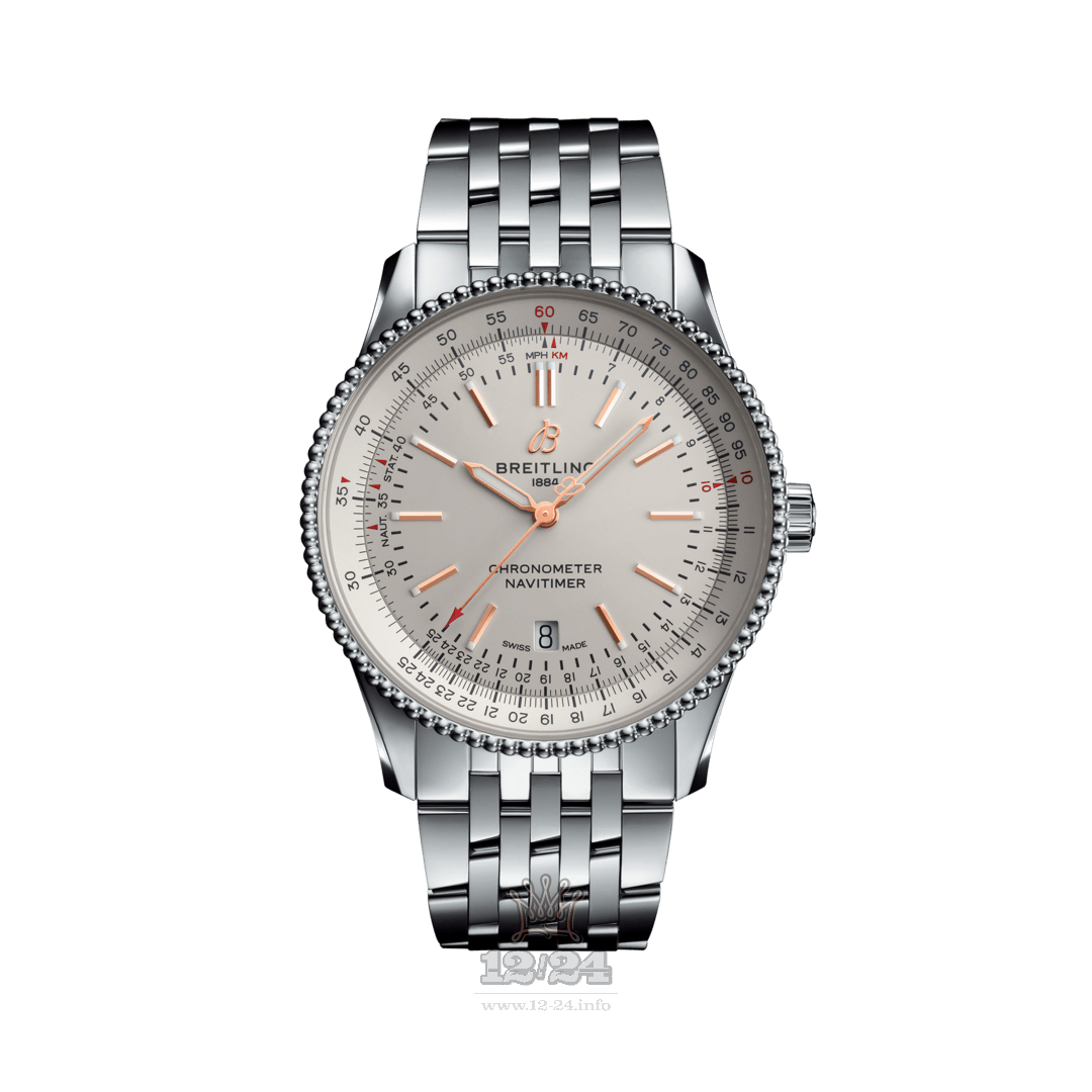 Breitling Navitimer Watch A17326211G1A1 41 mm Stainless steel Case White Dial