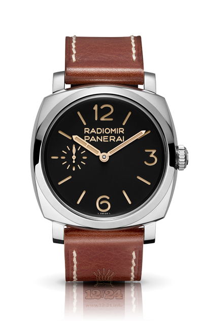 Panerai 2012 Watch PAM00399 47 mm Stainless steel Case Black Dial