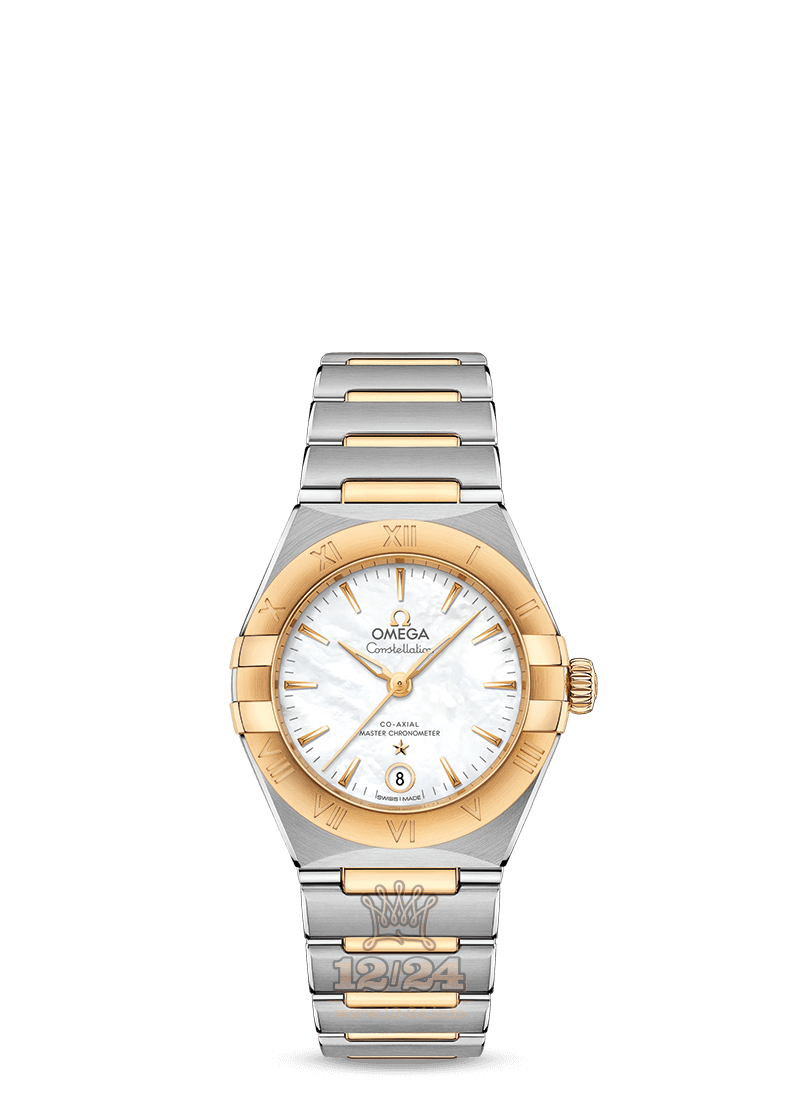 Omega Constellation Watch 131.20.29.20.05.002 29 mm Steel / Yellow gold Case White Dial