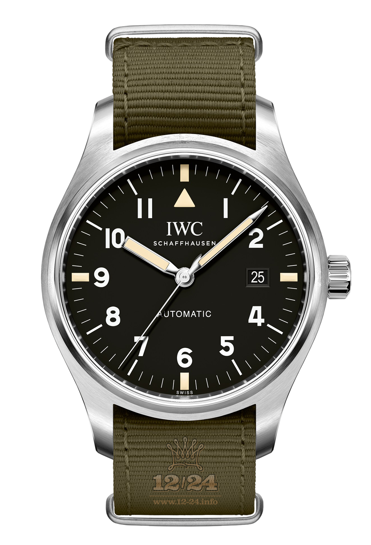 IWC Pilot s Watches Watch IW327007 40 mm Stainless steel Case Black Dial